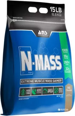 Гейнер ANS Performance N-MASS US Молочный шоколад 6.8 кг (483282)