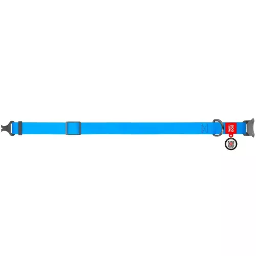 Нашийник Collar WAUDOG Waterproof 24-40 см/20 мм (блакитний) (C27932) - фото №2