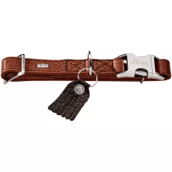 Ошейник Hunter кожаный «Cody Alu-Strong» 30-45 см/15 мм (коричневый) (HUN65283)
