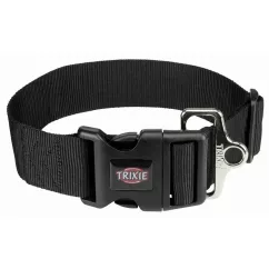 Trixie Premium Нашийник для собак нейлоновий M-L 40-60 см/50 мм чорний (1999301)