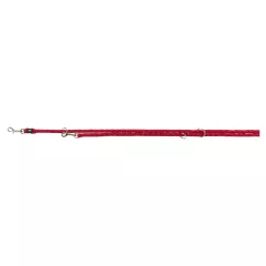 Trixie Cavo Поводок-перестежка для собак нейлоновый L-XL 2 м/18 мм красный (143603)