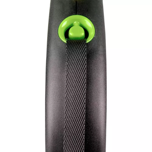 Повідець-рулетка Flexi зі стрічкою «Black Design» L 5 м / 50 кг (зелена) (FL 034125) - фото №2