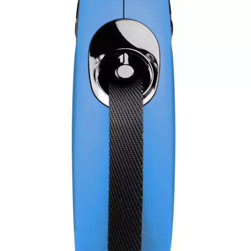 Повідець-рулетка Flexi зі стрічкою «New Classic» M 5 м / 25 кг (синя) (11712) - фото №2