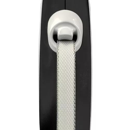 Flexi New Comfort Повідець-рулетка для собак зі стрічкою S 5 м/15 кг чорна (FL 043547) - фото №2