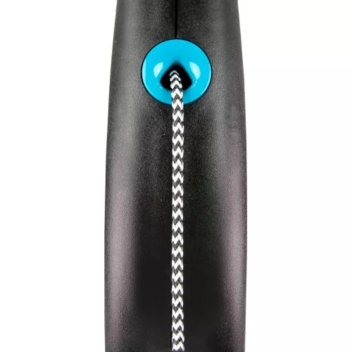 Flexi Black Design Повідець-рулетка для собак з тросом M 5м/20 кг синя (FL 033432) - фото №2