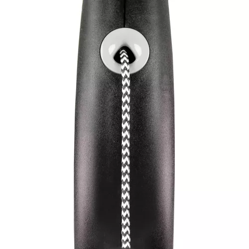 Flexi Black Design Повідець-рулетка для собак з тросом XS 3 м/8 кг чорна (FL 033203) - фото №2