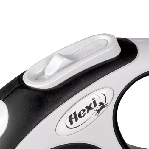 Flexi New Comfort Повідець-рулетка для собак з тросом XS 3 м/8 кг чорна (FL 042748) - фото №3