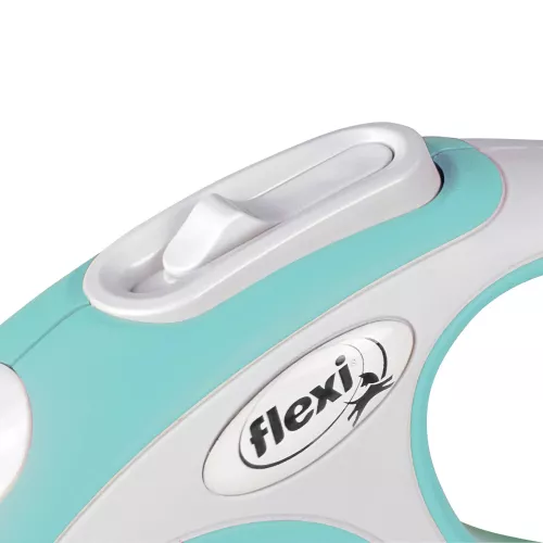 Flexi New Comfort Повідець-рулетка для собак з тросом XS 3 м/8 кг блакитна (FL 042717) - фото №3