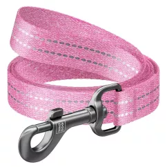 Collar WAUDOG Re-cotton Повідець для собак 2 м/20 мм рожевий (C03097)