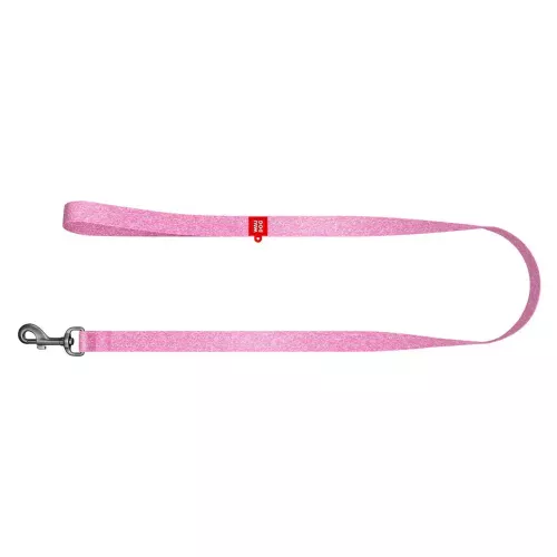 Collar WAUDOG Re-cotton Повідець для собак 2 м/20 мм рожевий (C03097) - фото №2