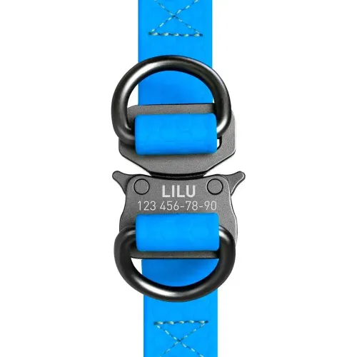 Collar WAUDOG Waterproof Шлейка для собак 50-80 см/20 мм блакитна (C27652) - фото №2