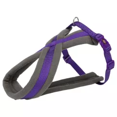 Trixie Premium Шлейка для собак нейлоновая L 60-100 см/25 мм фиолетовый (204121)