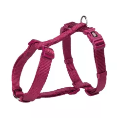 Trixie Premium Шлейка-вісімка для собак нейлонова XS-S 30-44 см/10 мм яскраво-рожева (203220)