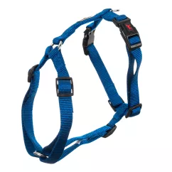 GimDog HARLEM H Шлейка для собак нейлоновая 40-55 см/15 мм голубая (80261505512)