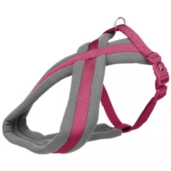 Trixie Premium Шлейка для собак нейлоновая M-L 45-80 см/25 мм розовая (203920)