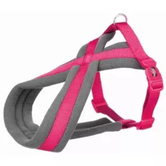 Trixie Premium Шлейка для собак нейлоновая XS 26-38 см/10 мм розовая (202011)