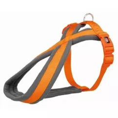 Trixie Premium Шлейка для собак нейлоновая XS 26-38 см/10 мм оранжевая (202018)