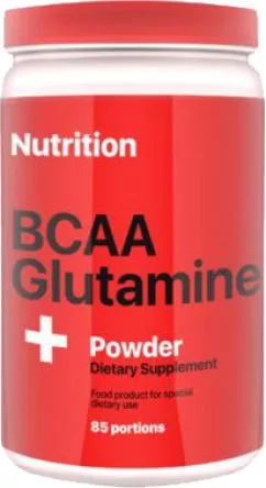 Амінокислота AB PRO BCAA (бцаа) + Glutamine Powder 1000 г полуниця (BCGL100ABST28)