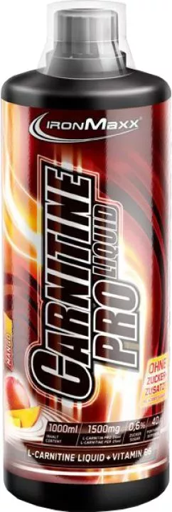 Жиросжигатель IronMaxx Carnitine Pro Liquid 1000 мл манго (4260196292078)
