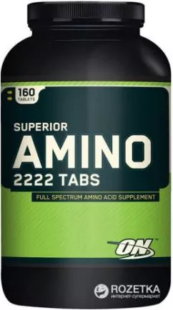 Амінокислота Optimum Nutrition Superior Amino 2222 160 таблеток (748927026474)