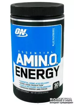 Аминокислота Optimum Nutrition Essential Amino Energy 30 порций Blue Raspberry (748927026825)