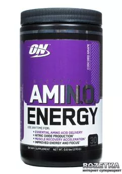 Амінокислота Optimum Nutrition Essential Amino Energy 30 порцій Concord Grape (748927026658)