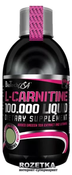 Жиросжигатель Biotech L-Carnitine 100 000 Liquid 500 мл вишня (5999076204489)
