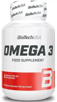 Жирные кислоты Biotech Natural Omega 3 90 капсул (5999076225958)