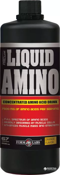 Амінокислота Form Labs Amino Liquid 1000 ml Апельсин (4018209100519)