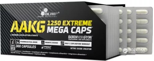 Амінокислота Olimp AAKG Extreme Mega Caps 120 капсул (5901330042294) - фото №2