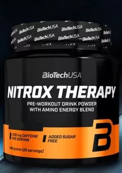 Передтренувальний комплекс Biotech Nitrox Therapy 340 г Грейпфрут (5999076224418)
