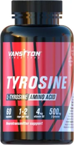 Амінокислота Vansiton Тирозин 60 капсул (4820106590405)