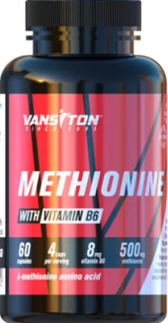 Амінокислота Vansiton Метіонін 60 капсул (4820106590450)