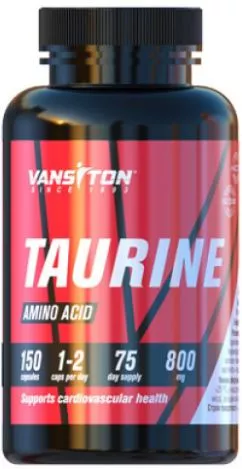 Амінокислота Vansiton Таурин 150 капсул (4820106590078)