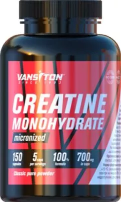 Креатин Vansiton моногідрат 150 капсул (4820106590481)