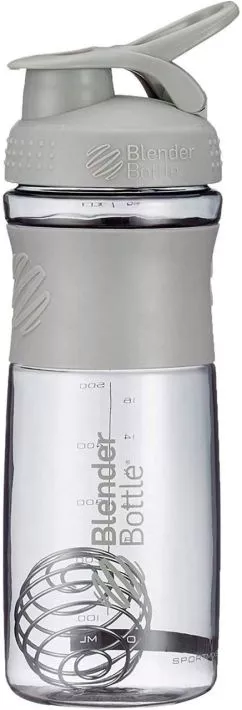 Шейкер BlenderBottle SportMixer з кулькою 820 мл Сірий (SM 28oz Grey)