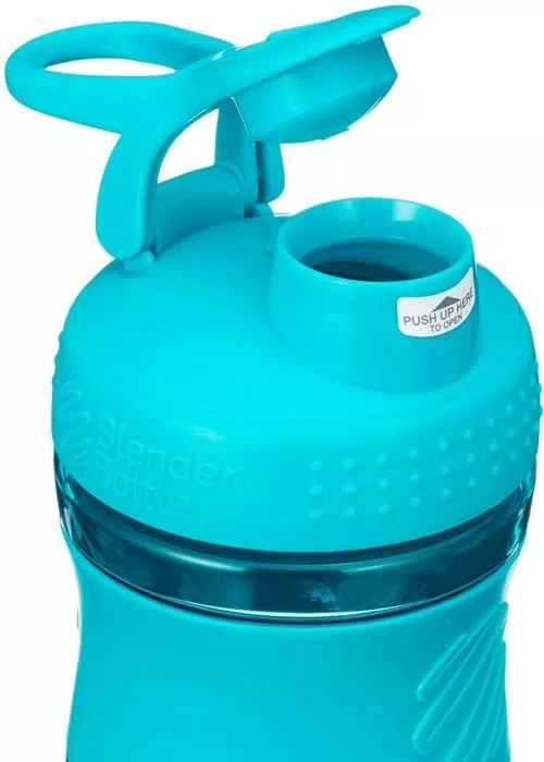 Шейкер BlenderBottle SportMixer з кулькою 820 мл Блакитний (SM 28oz Teal) - фото №5