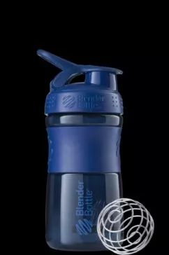 Шейкер BlenderBottle SportMixer з кулькою 590 мл Темно-синій (SM 20oz Navy)