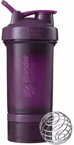 Шейкер BlenderBottle ProStak з кулькою 650 мл Слива (PS 22oz Plum)