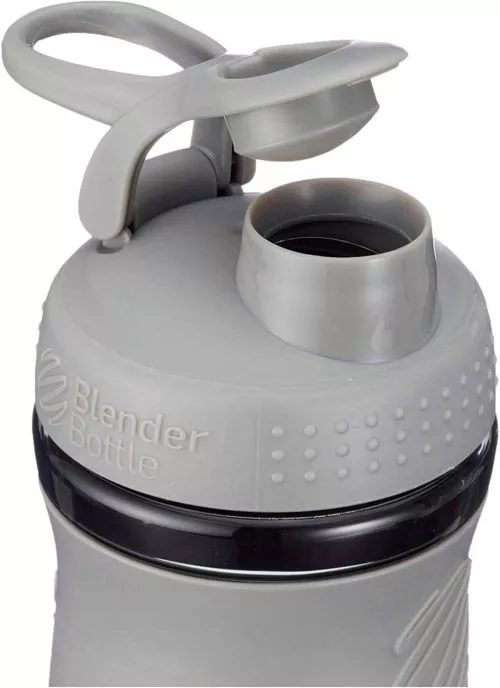 Шейкер BlenderBottle SportMixer з кулькою 590 мл Сірий (SM 20oz Grey) - фото №4