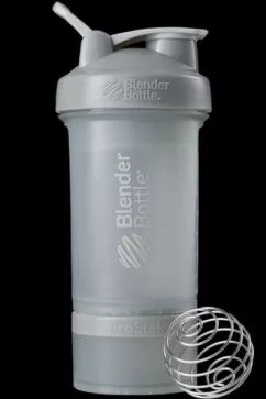 Шейкер BlenderBottle ProStak з кулькою 650 мл Сірий (PS 22oz Grey)