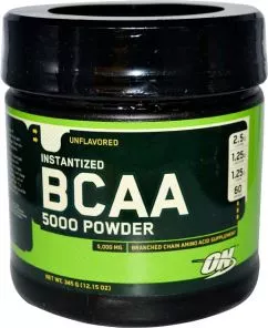 Аминокислота Optimum Nutrition BCAA 5000 Powder 345 г (748927025224)