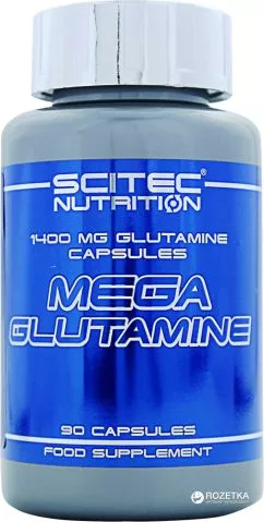 Аминокислота Scitec Nutrition Mega Glutamine 90 капсул (5999100001701)