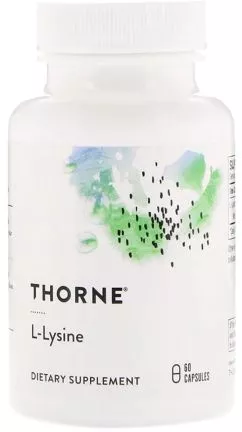Амінокислота Thorne Research L-Лізин 60 капсул (693749516026)