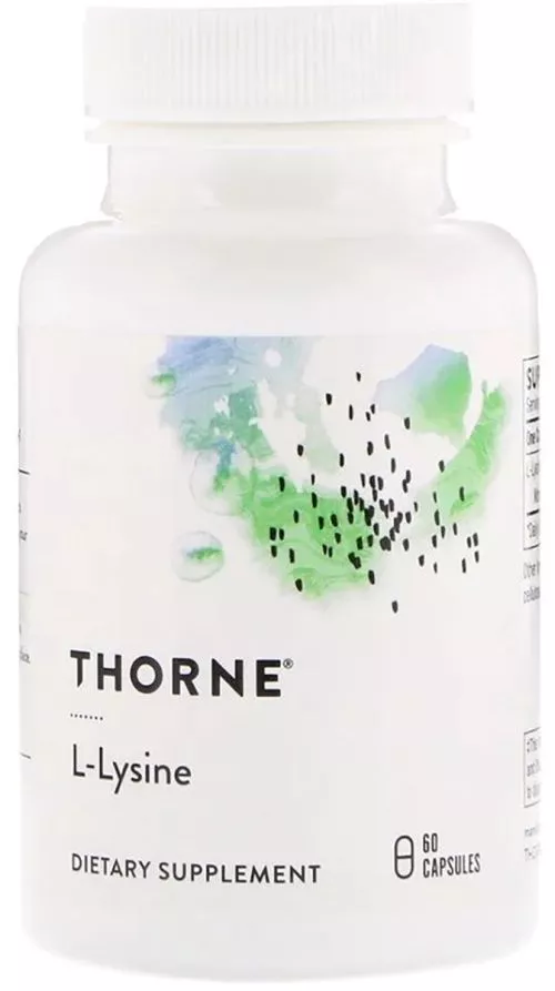 Аминокислота Thorne Research L-Лизин 60 капсул (693749516026) - фото №3