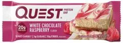 Протеїновий батончик Quest Bar 60 г 1/12 White choco rasberry (888849000210)