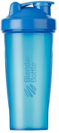 Шейкер BlenderBottle Classic з кулькою 820 мл Світло-синій (Classic 28oz Cyan)