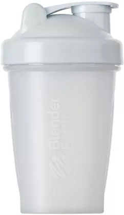 Шейкер BlenderBottle Classic з кулькою 590 мл Білий (Classic 20oz White)