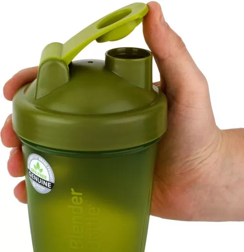 Шейкер BlenderBottle Classic з кулькою 590 мл Оливковий (Classic 20oz Moss) - фото №2