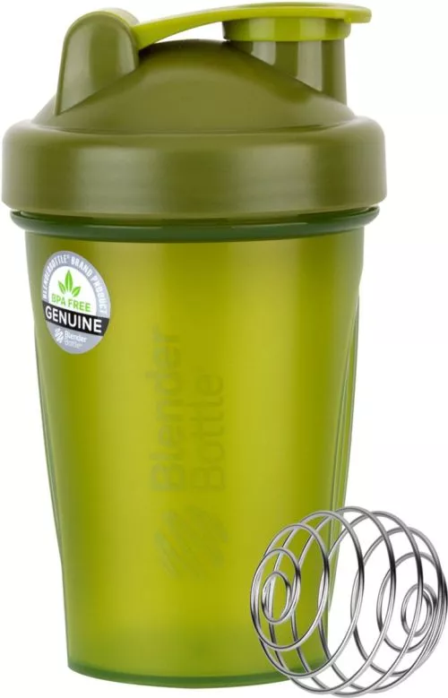 Шейкер BlenderBottle Classic з кулькою 590 мл Оливковий (Classic 20oz Moss) - фото №5